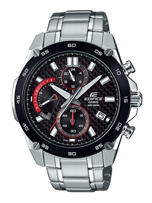CASIO EDIFICE นาฬิกาข้อมือ นาฬิกากันน้ำ นาฬิกาของแท้ ประกันศูนย์ CMG 1 ปี รุ่น EFR-557CDB-1A นาฬิกาสีเงิน