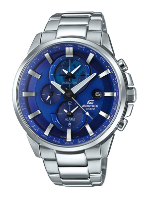 CASIO EDIFICE นาฬิกาข้อมือ นาฬิกากันน้ำ นาฬิกาของแท้ ประกันศูนย์ CMG 1 ปี รุ่น ETD-310D-2A นาฬิกาสีเงิน