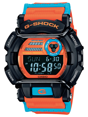 CASIO G-SHOCK นาฬิกาข้อมือ นาฬิกากันน้ำ นาฬิกาของแท้ ประกันศูนย์ CMG 1 ปี รุ่น GD-400DN-4 นาฬิกาสีส้ม