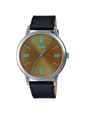 CASIO นาฬิกาคาสิโอ นาฬิกาข้อมือ นาฬิกากันน้ำ นาฬิกาของแท้ ประกันศูนย์ CMG 1 ปี รุ่น MTP-E600L-1B นาฬิกาสีดำ