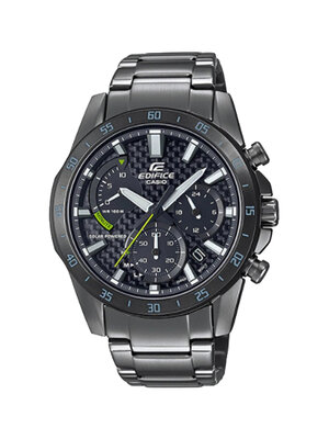 CASIO EDIFICE นาฬิกาข้อมือ นาฬิกากันน้ำ นาฬิกาของแท้ ประกันศูนย์ CMG 1 ปี รุ่น EQS-930DC-1A นาฬิกาสีดำ
