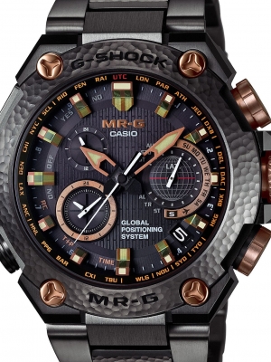 CASIO G-SHOCK นาฬิกาข้อมือ นาฬิกากันน้ำ นาฬิกาของแท้ ประกันศูนย์ CMG 1 ปี รุ่น MRG-G1000HT นาฬิกาสีดำ