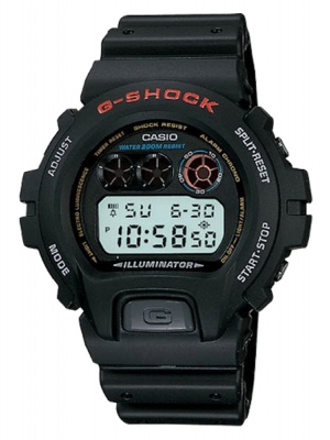 CASIO G-SHOCK นาฬิกาข้อมือ นาฬิกากันน้ำ นาฬิกาของแท้ ประกันศูนย์ CMG 1 ปี รุ่น DW-6900-1V นาฬิกาสีดำ