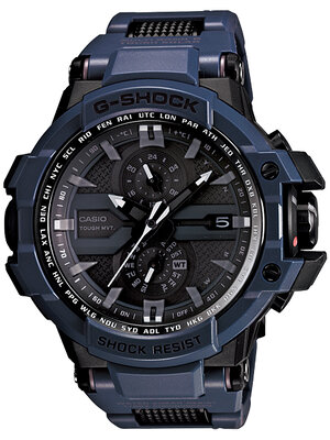 CASIO G-SHOCK นาฬิกาข้อมือ นาฬิกากันน้ำ นาฬิกาของแท้ ประกันศูนย์ CMG 1 ปี รุ่น GW-A1000FC-2 นาฬิกาสีน้ำเงิน