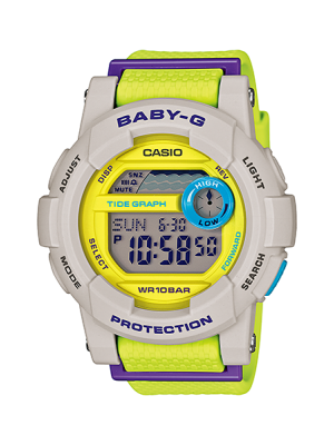 CASIO BABY-G นาฬิกาข้อมือ นาฬิกากันน้ำ นาฬิกาของแท้ ประกันศูนย์ CMG 1 ปี รุ่น BGD-180-3D นาฬิกาสีเหลือง