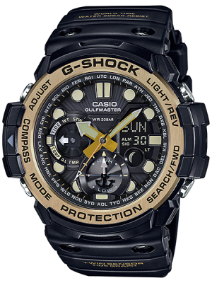 CASIO G-SHOCK นาฬิกาข้อมือ นาฬิกากันน้ำ นาฬิกาของแท้ ประกันศูนย์ CMG 1 ปี รุ่น GN-1000GB-1A นาฬิกาสีดำ