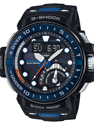 CASIO G-SHOCK นาฬิกาข้อมือ นาฬิกากันน้ำ นาฬิกาของแท้ ประกันศูนย์ CMG 1 ปี รุ่น GWN-Q1000-1A นาฬิกาสีดำ