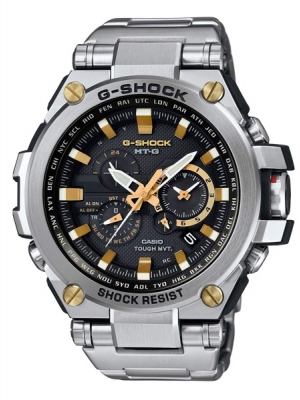 CASIO G-SHOCK นาฬิกาข้อมือ นาฬิกากันน้ำ นาฬิกาของแท้ ประกันศูนย์ CMG 1 ปี รุ่น MTG-S1000D-1A9 นาฬิกาสีเงิน