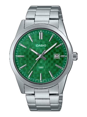 CASIO MID YEAR SALE นาฬิกาคาสิโอ พร้อมส่ง นาฬิกาข้อมือ นาฬิกากันน้ำ นาฬิกาของแท้ BTS ประกันศูนย์ CMG 1 ปี รุ่น MTP-VD03D-3A1 นาฬิกาสีเงิน
