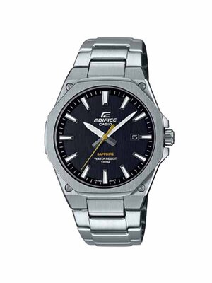 CASIO EDIFICE นาฬิกาข้อมือ นาฬิกากันน้ำ นาฬิกาของแท้ ประกันศูนย์ CMG 1 ปี รุ่น EFR-S108D-1A นาฬิกาสีเงิน