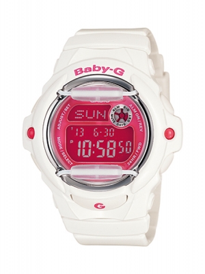 CASIO BABY-G นาฬิกาข้อมือ นาฬิกากันน้ำ นาฬิกาของแท้ ประกันศูนย์ CMG 1 ปี รุ่น BG-169R-7D นาฬิกาสีขาว