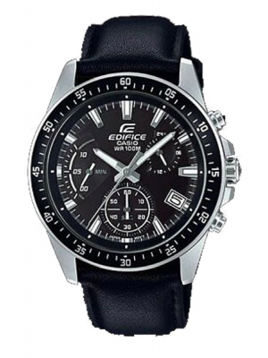 CASIO EDIFICE นาฬิกาข้อมือ นาฬิกากันน้ำ นาฬิกาของแท้ ประกันศูนย์ CMG 1 ปี รุ่น EFV-540L-1A นาฬิกาสีดำ