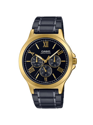 CASIO นาฬิกาคาสิโอ นาฬิกาข้อมือ นาฬิกากันน้ำ นาฬิกาของแท้ ประกันศูนย์ CMG 1 ปี รุ่น MTP-V300GB-1A นาฬิกาสีดำ