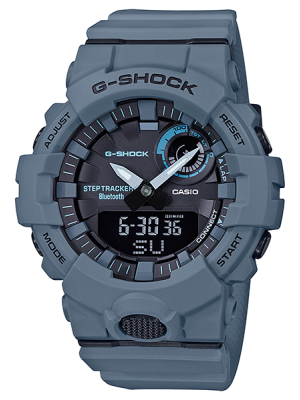 CASIO G-SHOCK นาฬิกาข้อมือ นาฬิกากันน้ำ นาฬิกาของแท้ ประกันศูนย์ CMG 1 ปี รุ่น GBA-800UC-2A นาฬิกาสีเทา