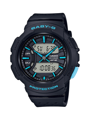 CASIO BABY-G นาฬิกาข้อมือ นาฬิกากันน้ำ นาฬิกาของแท้ ประกันศูนย์ CMG 1 ปี รุ่น BGA-240-1A3 นาฬิกาสีดำ