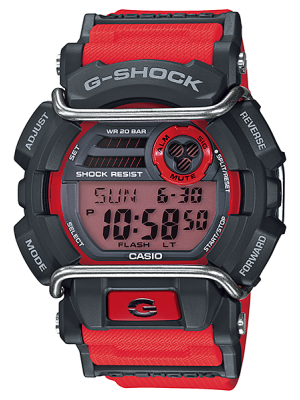 CASIO G-SHOCK นาฬิกาข้อมือ นาฬิกากันน้ำ นาฬิกาของแท้ ประกันศูนย์ CMG 1 ปี รุ่น GD-400-4 นาฬิกาสีแดง