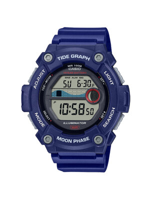 CASIO นาฬิกาคาสิโอ นาฬิกาข้อมือ นาฬิกากันน้ำ นาฬิกาของแท้ ประกันศูนย์ CMG 1 ปี รุ่น WS-1300H-2A นาฬิกาสีน้ำเงิน