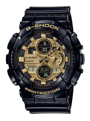 CASIO G-SHOCK นาฬิกาข้อมือ นาฬิกากันน้ำ นาฬิกาของแท้ ประกันศูนย์ CMG 1 ปี รุ่น GA-140GB-1A1 นาฬิกาสีดำ