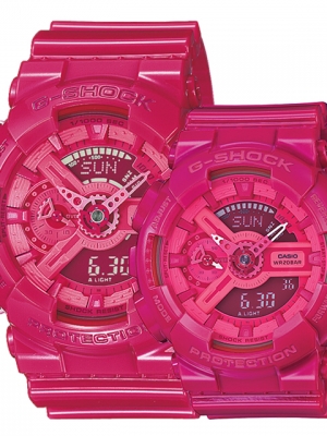 CASIO G-SHOCK นาฬิกา CASIO G-SHOCK ×G-SHOCK Limited รุ่น GA-110B-7-OMA-S110CC-4 ของแท้ประกันศูนย์ CMG 1ปี GA-110B-7-OMA-S110CC-4 นาฬิกาสีชมพู