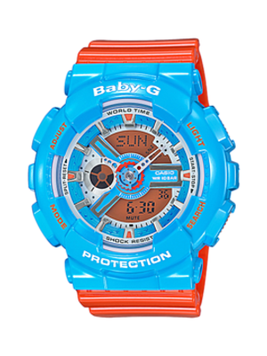 CASIO BABY-G นาฬิกาข้อมือ นาฬิกากันน้ำ นาฬิกาของแท้ ประกันศูนย์ CMG 1 ปี รุ่น BA-110NC-2A นาฬิกาสีฟ้า