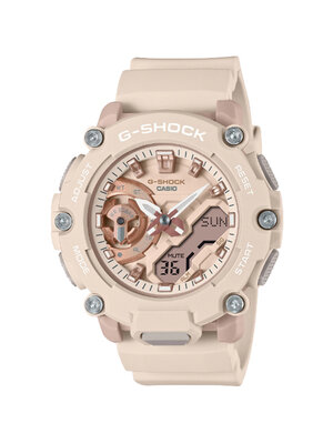 CASIO MID YEAR SALE G-SHOCK นาฬิกาข้อมือ นาฬิกากันน้ำ นาฬิกาของแท้ ประกันศูนย์ CMG 1 ปี รุ่น GMA-S2200M-4A นาฬิกาสีชมพู