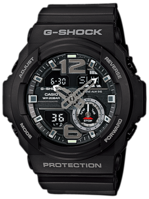 CASIO G-SHOCK นาฬิกาข้อมือ นาฬิกากันน้ำ นาฬิกาของแท้ ประกันศูนย์ CMG 1 ปี รุ่น GA-310-1A นาฬิกาสีดำ