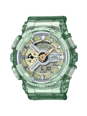 CASIO G-SHOCK นาฬิกาข้อมือ นาฬิกากันน้ำ นาฬิกาของแท้ ประกันศูนย์ CMG 1 ปี รุ่น GMA-S110GS-3A นาฬิกาสีเขียว