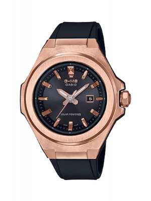 CASIO G-MS นาฬิกาข้อมือ นาฬิกากันน้ำ นาฬิกาของแท้ ประกันศูนย์ CMG 1 ปี รุ่น MSG-S500G-1A นาฬิกาสีดำ