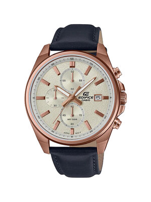 CASIO EDIFICE นาฬิกาข้อมือ นาฬิกากันน้ำ นาฬิกาของแท้ ประกันศูนย์ CMG 1 ปี รุ่น EFV-610CL-7A นาฬิกาสีน้ำตาล