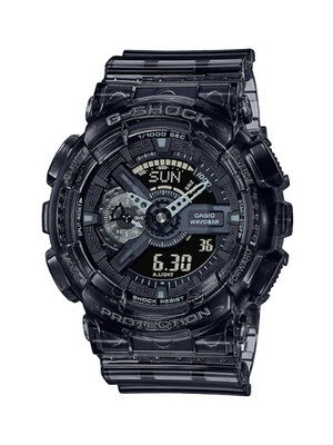 CASIO G-SHOCK นาฬิกาข้อมือ นาฬิกากันน้ำ นาฬิกาของแท้ ประกันศูนย์ CMG 1 ปี รุ่น GA-110SKE-8A นาฬิกาสีดำ