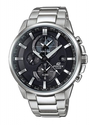 CASIO EDIFICE นาฬิกาข้อมือ นาฬิกากันน้ำ นาฬิกาของแท้ ประกันศูนย์ CMG 1 ปี รุ่น ETD-310D-1A นาฬิกาสีเงิน