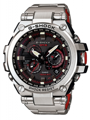 CASIO G-SHOCK นาฬิกาข้อมือ นาฬิกากันน้ำ นาฬิกาของแท้ ประกันศูนย์ CMG 1 ปี รุ่น MTG-S1000D-1A4 นาฬิกาสีเงิน