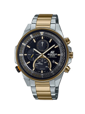 CASIO EDIFICE นาฬิกาข้อมือ นาฬิกากันน้ำ นาฬิกาของแท้ ประกันศูนย์ CMG 1 ปี รุ่น EFS-S590SG-1A นาฬิกาสีทอง