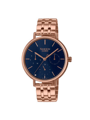 CASIO CASIO SHEEN นาฬิกาข้อมือ นาฬิกากันน้ำ นาฬิกาของแท้ ประกันศูนย์ CMG 1 ปี รุ่น SHE-4539FGM-9A นาฬิกาสีทอง SHE-4541PG-2A นาฬิกาสีชมพู