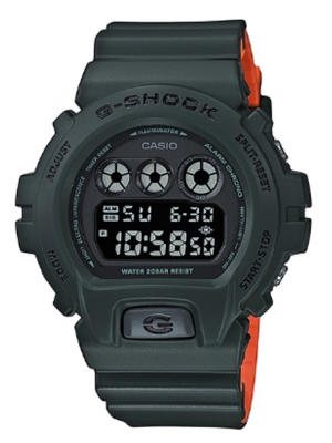 CASIO G-SHOCK นาฬิกาข้อมือ นาฬิกากันน้ำ นาฬิกาของแท้ ประกันศูนย์ CMG 1 ปี รุ่น DW-6900LU-3D นาฬิกาสีเขียว