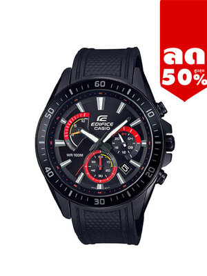 CASIO EDIFICE นาฬิกาข้อมือ นาฬิกากันน้ำ นาฬิกาของแท้ ประกันศูนย์ CMG 1 ปี รุ่น EFR-552PB-1A นาฬิกาสีดำ