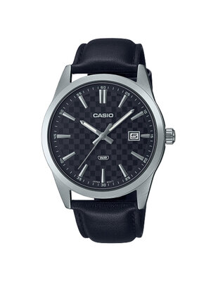 CASIO นาฬิกาคาสิโอ นาฬิกาข้อมือ นาฬิกากันน้ำ นาฬิกาของแท้ ประกันศูนย์ CMG 1 ปี รุ่น MTP-VD03L-1A นาฬิกาสีดำ