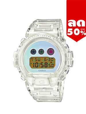 CASIO G-SHOCK นาฬิกาข้อมือ นาฬิกากันน้ำ นาฬิกาของแท้ ประกันศูนย์ CMG 1 ปี รุ่น DW-6900SP-7D นาฬิกาสีขาว
