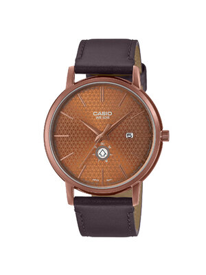 CASIO นาฬิกาคาสิโอ นาฬิกาข้อมือ นาฬิกากันน้ำ นาฬิกาของแท้ ประกันศูนย์ CMG 1 ปี รุ่น MTP-B125RL-5A CASIO