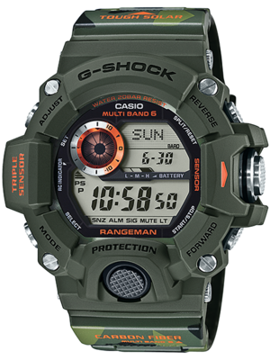 CASIO G-SHOCK นาฬิกาข้อมือ นาฬิกากันน้ำ นาฬิกาของแท้ ประกันศูนย์ CMG 1 ปี รุ่น GW-9400CMJ-3 สีเขียวขี้ม้า