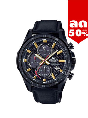 CASIO EDIFICE นาฬิกาข้อมือ นาฬิกากันน้ำ นาฬิกาของแท้ ประกันศูนย์ CMG 1 ปี รุ่น EQS-900CL-1A นาฬิกาสีดำ