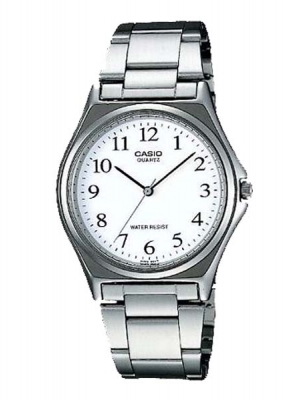 CASIO นาฬิกาคาสิโอ นาฬิกาข้อมือ นาฬิกากันน้ำ นาฬิกาของแท้ ประกันศูนย์ CMG 1 ปี รุ่น MTP-1130A-7B นาฬิกาสีเงิน