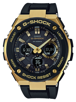 CASIO G-SHOCK นาฬิกาข้อมือ นาฬิกากันน้ำ นาฬิกาของแท้ ประกันศูนย์ CMG 1 ปี รุ่น GST-S100G-1A นาฬิกาสีดำ
