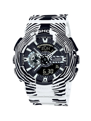 CASIO G-SHOCK นาฬิกาข้อมือ นาฬิกากันน้ำ นาฬิกาของแท้ ประกันศูนย์ CMG 1 ปี รุ่น GA-110WLP-7A นาฬิกาสีขาว