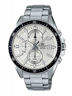 CASIO EDIFICE นาฬิกาข้อมือ นาฬิกากันน้ำ นาฬิกาของแท้ ประกันศูนย์ CMG 1 ปี รุ่น EFR-S565D-7A นาฬิกาสีเงิน