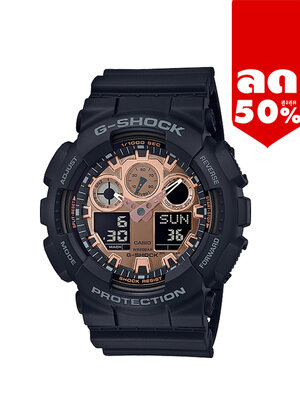 CASIO G-SHOCK นาฬิกาข้อมือ นาฬิกากันน้ำ นาฬิกาของแท้ ประกันศูนย์ CMG 1 ปี รุ่น GA-100MMC-1A นาฬิกาสีดำ