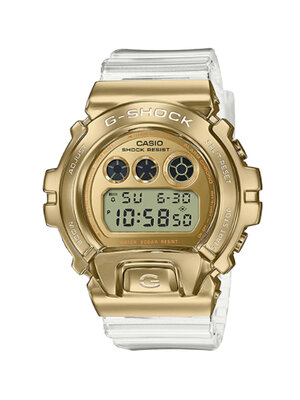 CASIO MID YEAR SALE G-SHOCK พร้อมส่ง นาฬิกาข้อมือ นาฬิกากันน้ำ นาฬิกาของแท้ ประกันศูนย์ CMG 1 ปี รุ่น GM-6900SG-9 นาฬิกาสีทอง