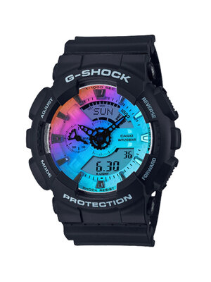 CASIO G-SHOCK นาฬิกาข้อมือ นาฬิกากันน้ำ นาฬิกาของแท้ ประกันศูนย์ CMG 1 ปี รุ่น GA-110SR-1A นาฬิกาสีดำ