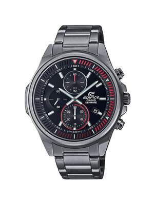 CASIO EDIFICE นาฬิกาข้อมือ นาฬิกากันน้ำ นาฬิกาของแท้ ประกันศูนย์ CMG 1 ปี รุ่น EFR-S572DC-1A นาฬิกาสีดำ