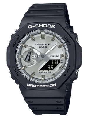 CASIO G-SHOCK นาฬิกาข้อมือ นาฬิกากันน้ำ นาฬิกาของแท้ ประกันศูนย์ CMG 1 ปี รุ่น GA-2100SB-1 นาฬิกาสีดำ